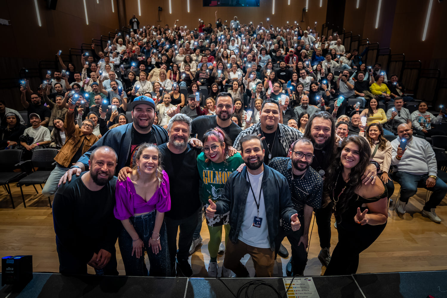 Latin Comedy Fest full cast with audience phone lights