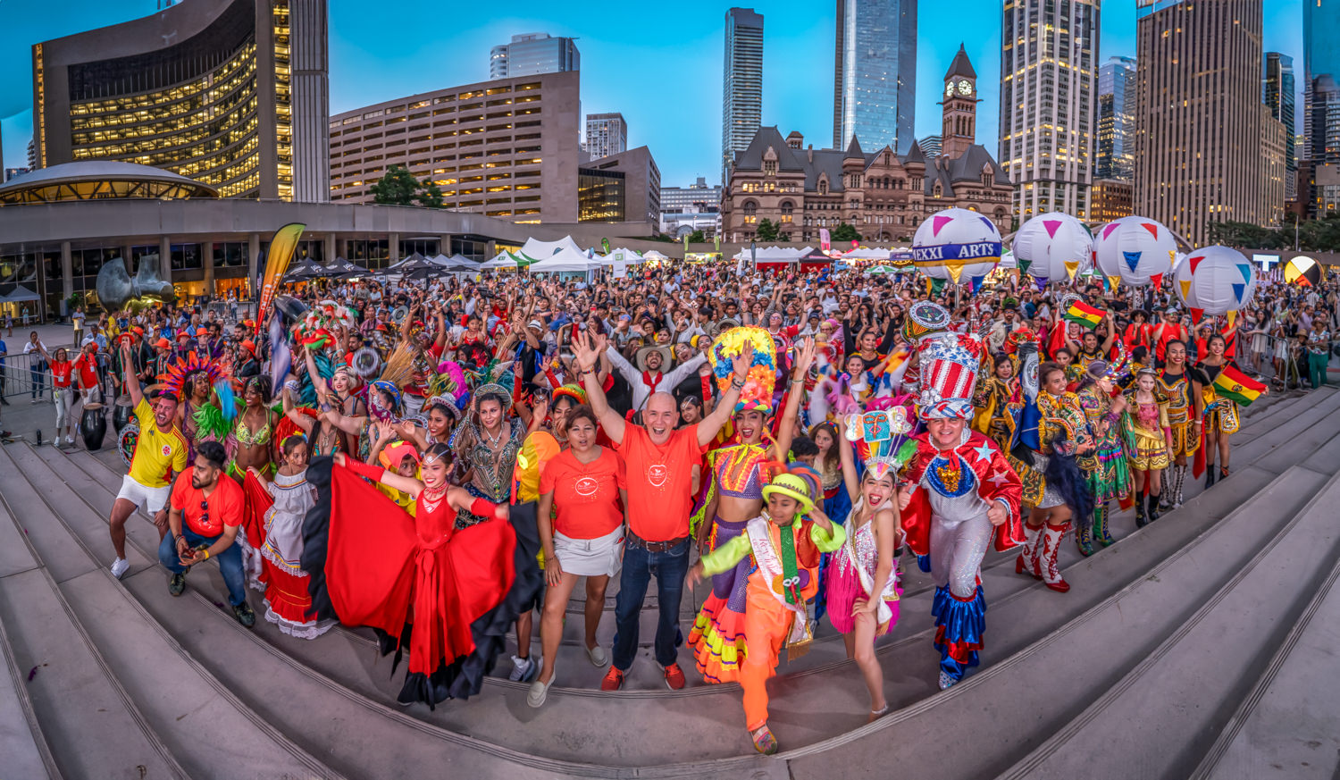 Massive group photo Panamerican Food Festival