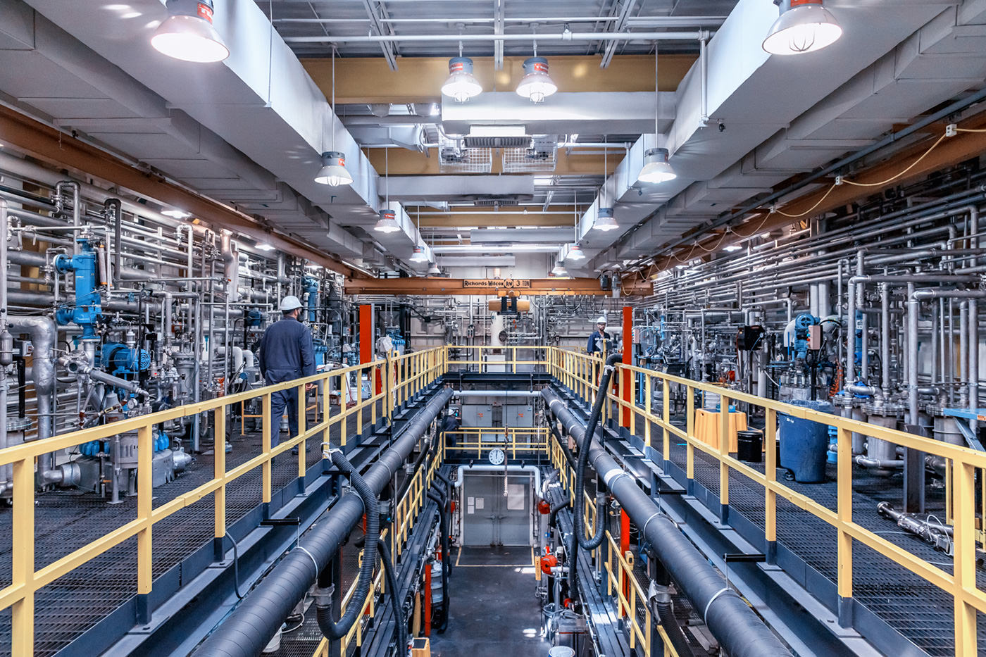 Industrial manufacturing facility corporate photography