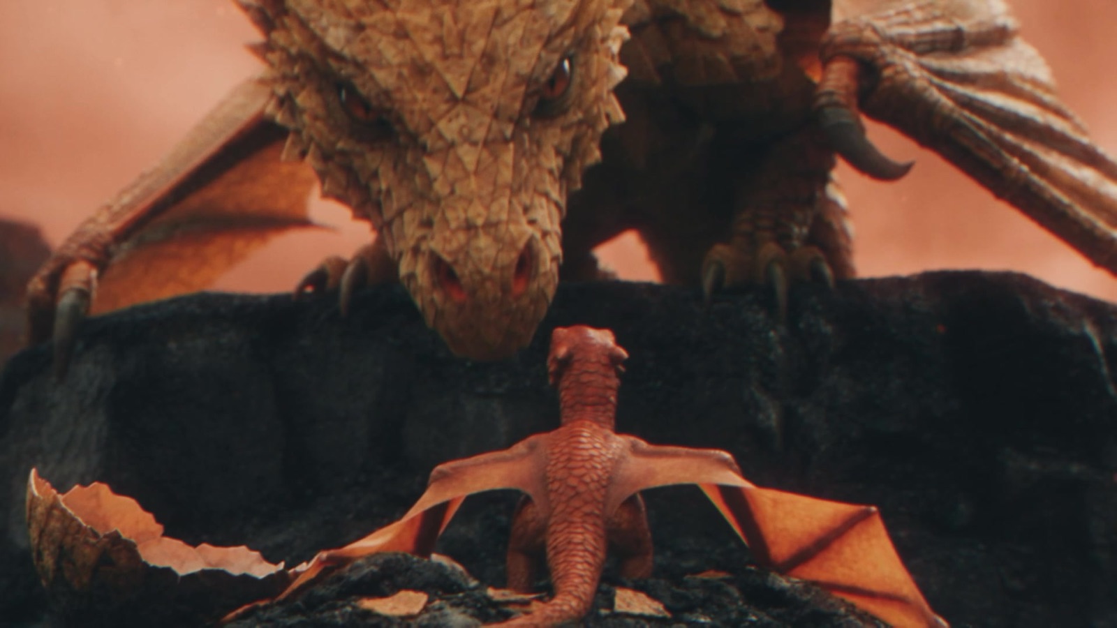LEYENDAS baby dragon hatching final film frame