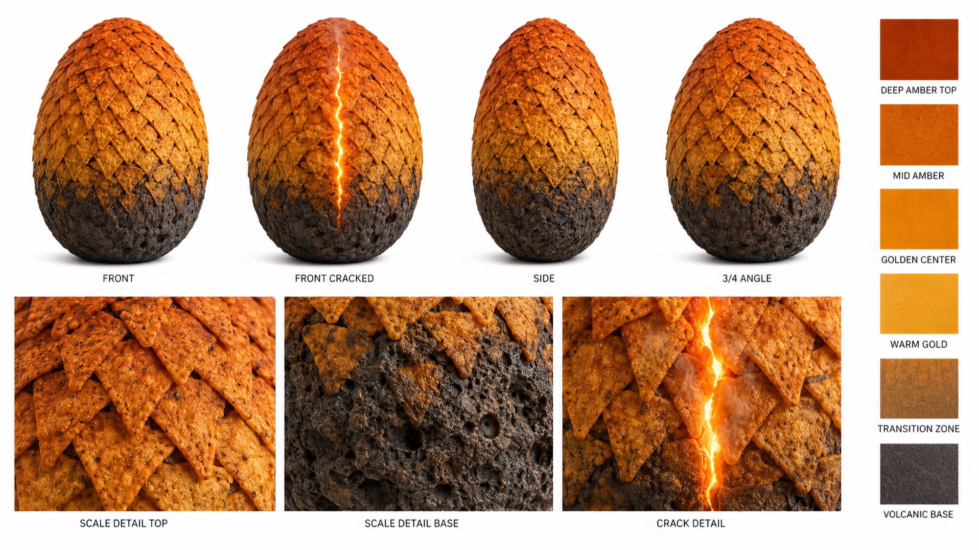 Doritos-shaped dragon egg object sheet reference