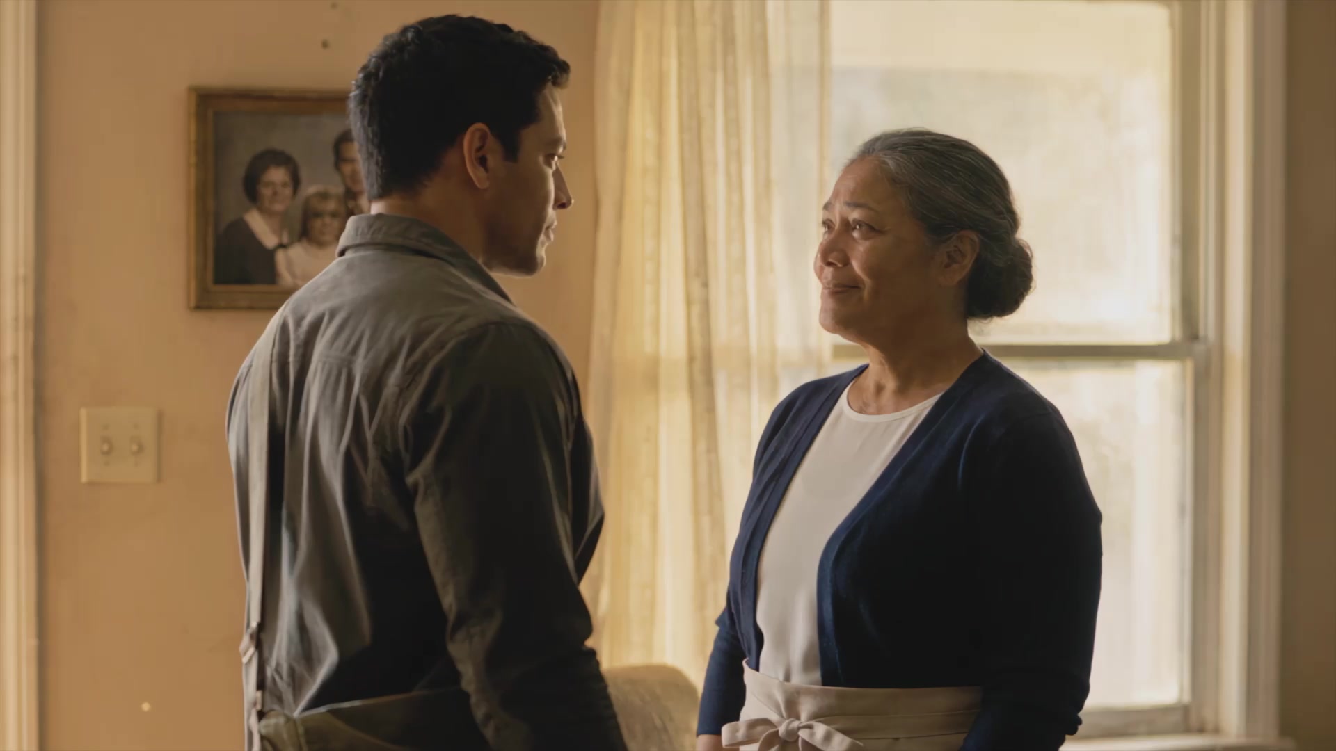 Diego says goodbye to his mother scene one Latina Beer Acepto