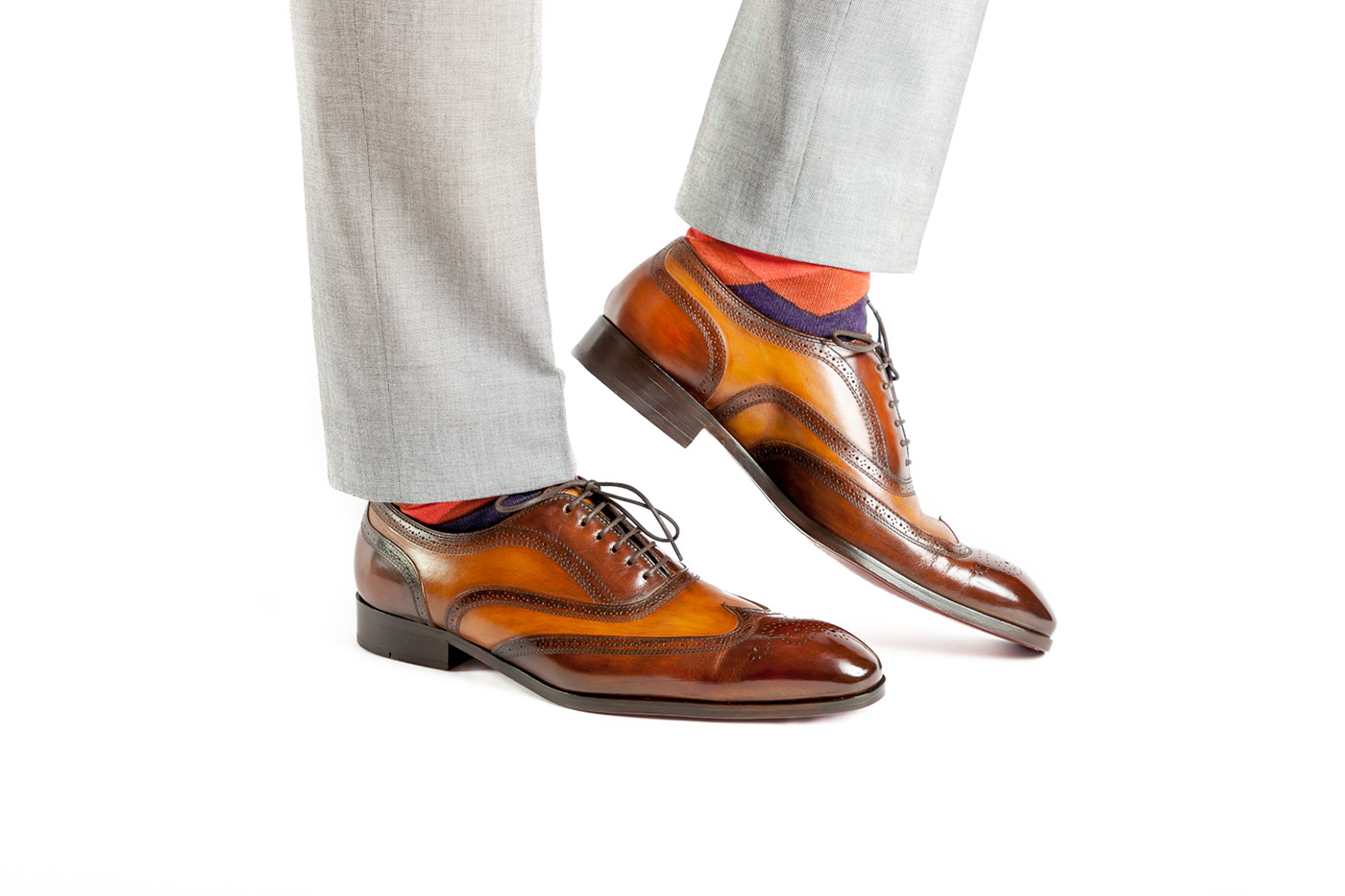 Archibald leather oxford shoes product photography